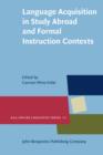 Image for Language Acquisition in Study Abroad and Formal Instruction Contexts