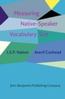 Image for Measuring Native-Speaker Vocabulary Size