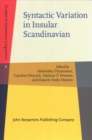Image for Syntactic Variation in Insular Scandinavian