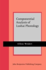 Image for Componential Analysis of Lushai Phonology