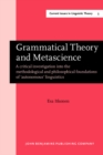 Image for Grammatical Theory and Metascience