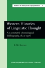 Image for Western Histories of Linguistic Thought