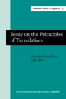 Image for Essay on the Principles of Translation (3rd rev. ed., 1813)