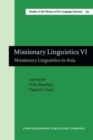 Image for Missionary Linguistics VI
