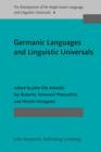 Image for Germanic Languages and Linguistic Universals