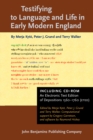 Image for Testifying to Language and Life in Early Modern England