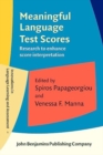Image for Meaningful Language Test Scores