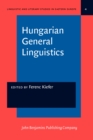 Image for Hungarian General Linguistics