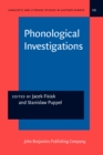 Image for Phonological Investigations
