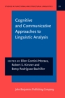 Image for Cognitive and Communicative Approaches to Linguistic Analysis