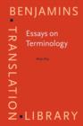 Image for Essays on Terminology