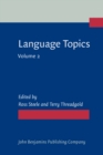 Image for Language Topics : Essays in honour of Michael Halliday. Volume 2