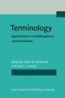 Image for Terminology : Applications in interdisciplinary communication