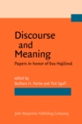 Image for Discourse and Meaning : Papers in honor of Eva Hajicova
