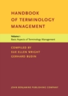 Image for Handbook of Terminology Management
