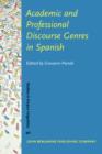 Image for Academic and Professional Discourse Genres in Spanish