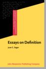 Image for Essays on Definition