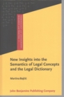 Image for New Insights into the Semantics of Legal Concepts and the Legal Dictionary
