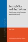 Image for Learnability and the Lexicon : Theories and second language acquisition research