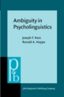Image for Ambiguity in Psycholinguistics