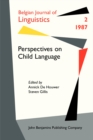 Image for Perspectives on Child Language