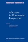 Image for Advances in Roumanian Linguistics