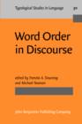 Image for Word Order in Discourse