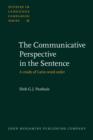 Image for The Communicative Perspective in the Sentence