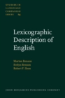 Image for Lexicographic Description of English