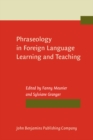 Image for Phraseology in Foreign Language Learning and Teaching