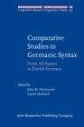 Image for Comparative Studies in Germanic Syntax