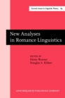 Image for New Analyses in Romance Linguistics