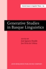 Image for Generative Studies in Basque Linguistics