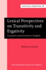 Image for Lexical Perspectives on Transitivity and Ergativity