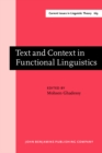Image for Text and Context in Functional Linguistics