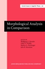 Image for Morphological Analysis in Comparison