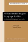 Image for Old and Middle English Language Studies