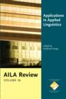 Image for Applications in Applied Linguistics : AILA Review, Volume 26