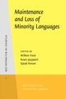 Image for Maintenance and Loss of Minority Languages
