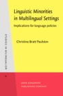Image for Linguistic Minorities in Multilingual Settings