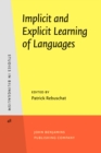 Image for Implicit and Explicit Learning of Languages