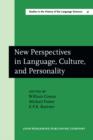 Image for New Perspectives in Language, Culture, and Personality