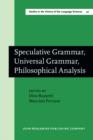 Image for Speculative Grammar, Universal Grammar, Philosophical Analysis