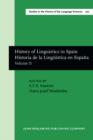 Image for History of Linguistics in Spain/Historia de la Linguistica en Espana