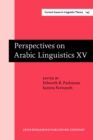 Image for Perspectives on Arabic Linguistics : Papers from the Annual Symposium on Arabic Linguistics. Volume XV: Salt Lake City 2001