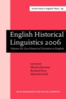 Image for English Historical Linguistics 2006 : Selected papers from the fourteenth International Conference on English Historical Linguistics (ICEHL 14), Bergamo, 21–25 August 2006. Volume III: Geo-Historical 
