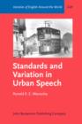 Image for Standards and Variation in Urban Speech