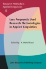 Image for Less Frequently Used Research Methodologies in Applied Linguistics : 6