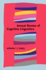 Image for Annual Review of Cognitive Linguistics