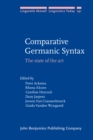Image for Comparative Germanic Syntax : The state of the art